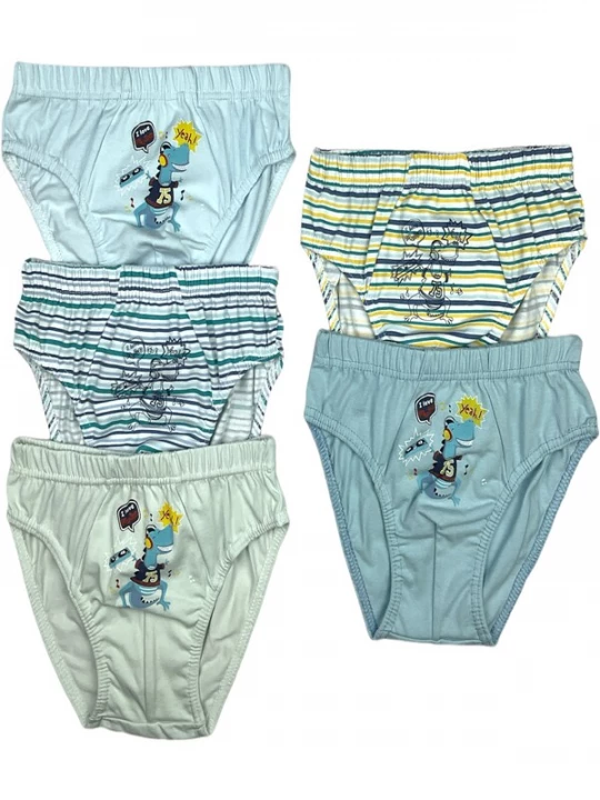 Foto van product LOREZA Onderbroek 'Jungen Slips Dino' gemengde kleuren