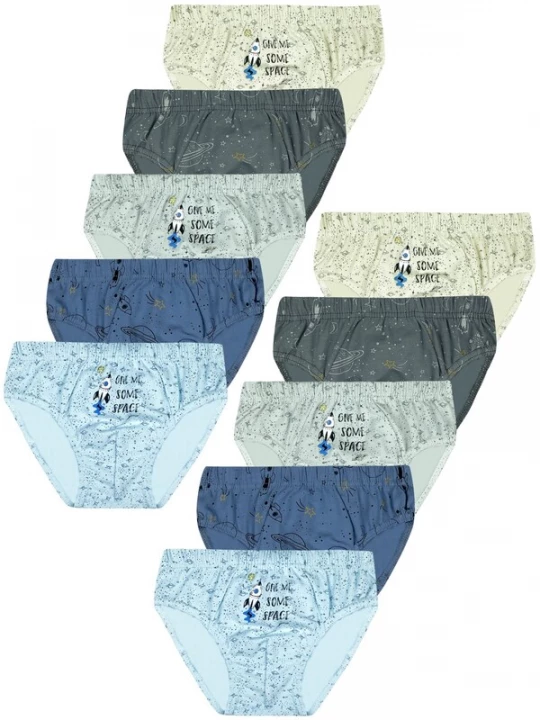 Foto van product LOREZA Onderbroek 'Jungen Slips Space' gemengde kleuren