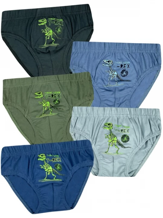 Foto van product LOREZA Onderbroek 'Jungen Slips T-Rex' gemengde kleuren