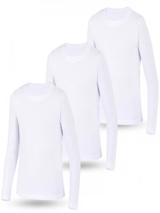 Foto van product LOREZA Onderhemd 'Jungen Mädchen Langarmshirts' wit