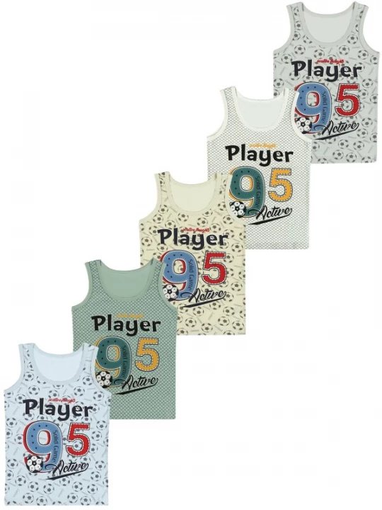 Foto van product LOREZA Onderhemd 'Jungen Unterhemden Dominic' gemengde kleuren