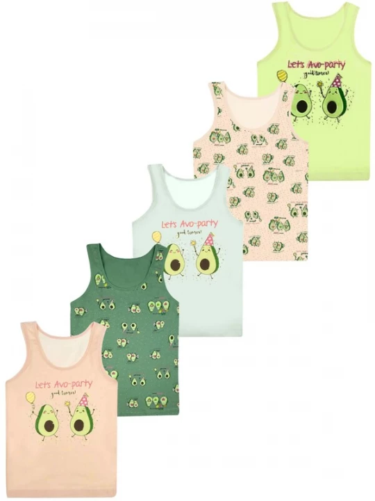 Foto van product LOREZA Onderhemd 'Mädchen Unterhemden Elena' gemengde kleuren