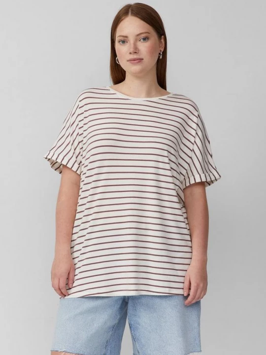 Foto van product Los T-shirt van een modalmix QS