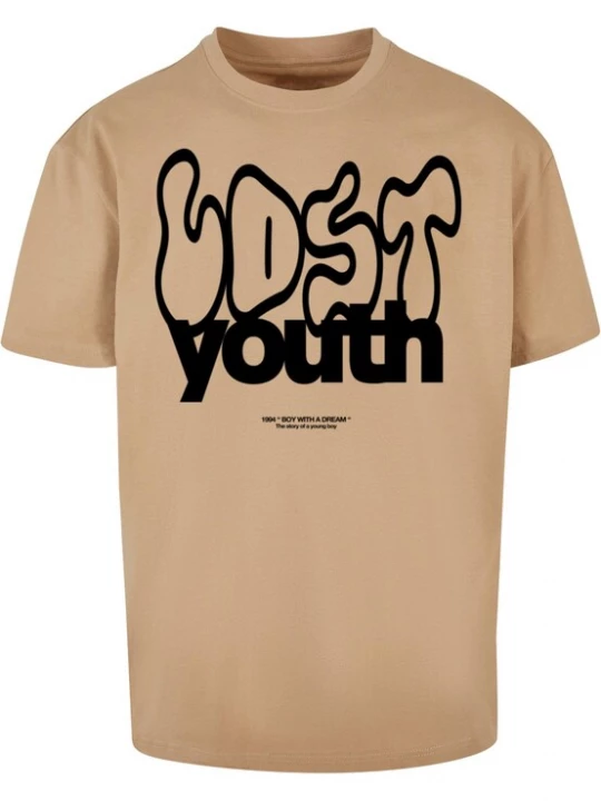 Foto van product Lost Youth Shirt beige / zwart