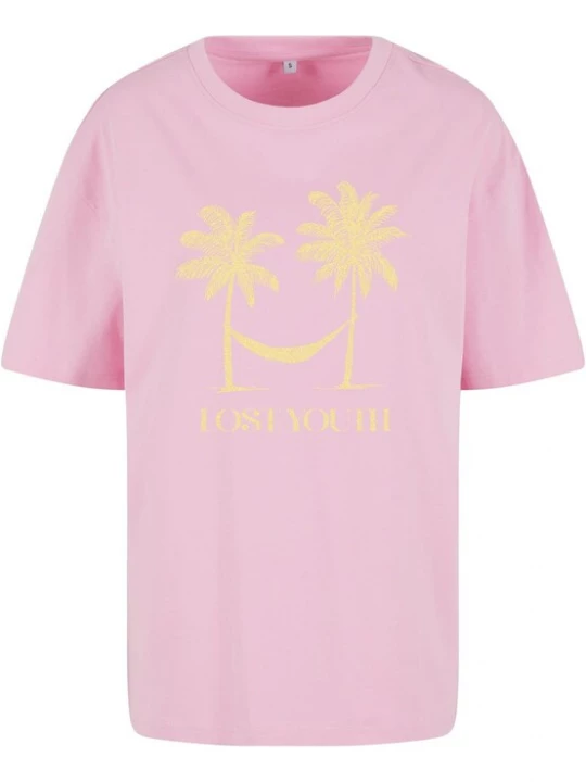 Foto van product Lost Youth Shirt 'Right Direction' geel / rosa