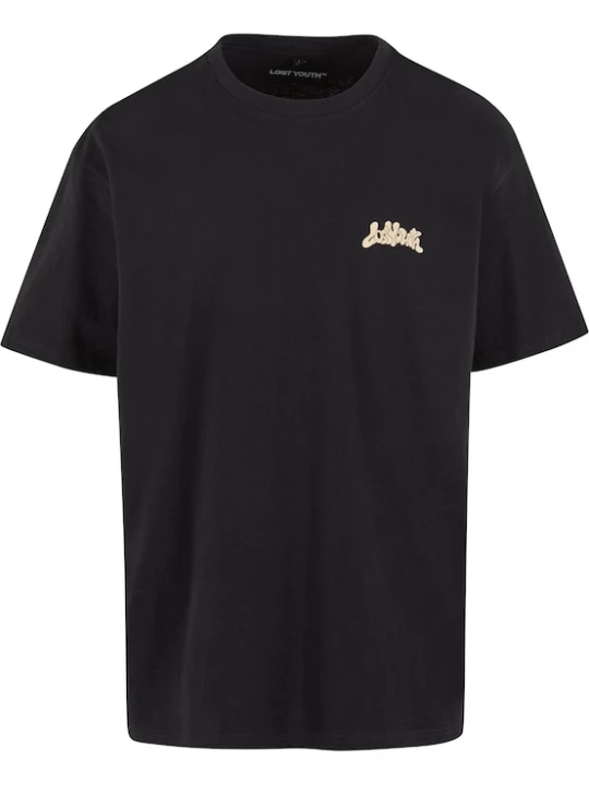 Foto van product Lost Youth Shirt 'Western Motel' beige / bruin / groen / zwart