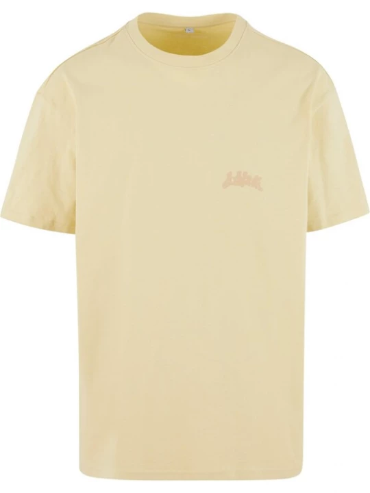 Foto van product Lost Youth Shirt 'Western Motel' lichtgeel / antraciet / groen