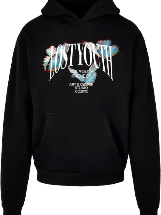 Foto van product Lost Youth Sweatshirt beige / blauw / zwart / wit