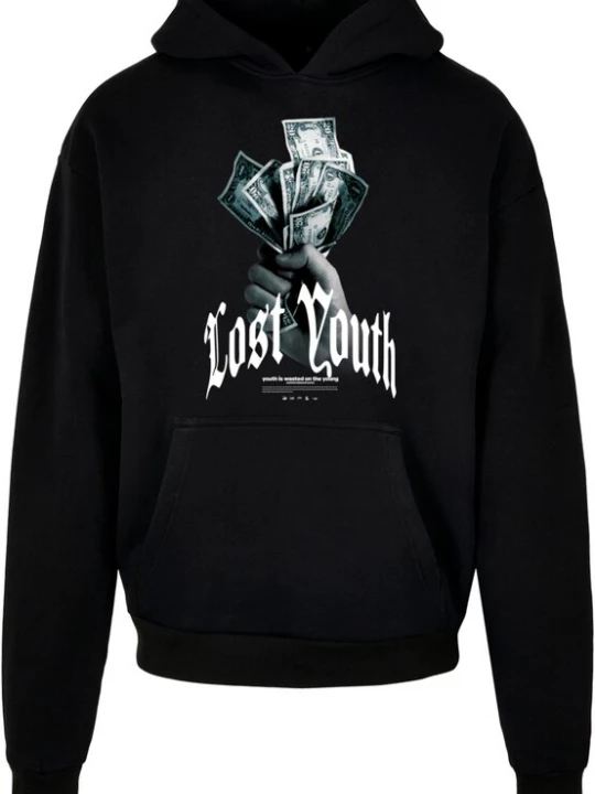 Foto van product Lost Youth Sweatshirt grijs / zwart / wit