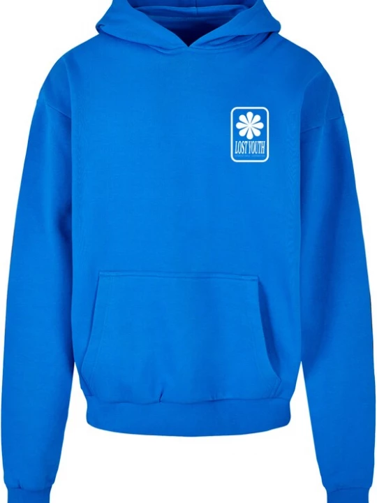 Foto van product Lost Youth Sweatshirt hemelsblauw / wit