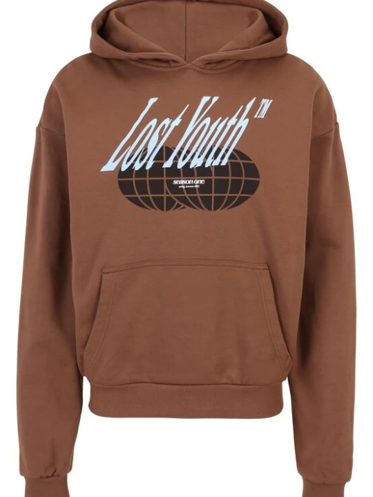 Foto van product Lost Youth Sweatshirt 'Icon V.5' lichtblauw / bruin / wit
