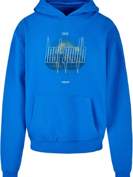Foto van product Lost Youth Sweatshirt kobaltblauw / donkerblauw / kiwi / wit