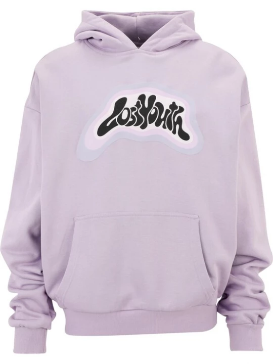 Foto van product Lost Youth Sweatshirt 'Sunny' sering / pastellila / lichtlila / zwart