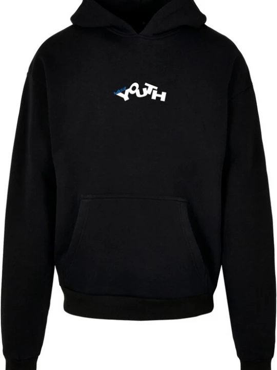 Foto van product Lost Youth Sweatshirt 'Youth' blauw / zwart / wit