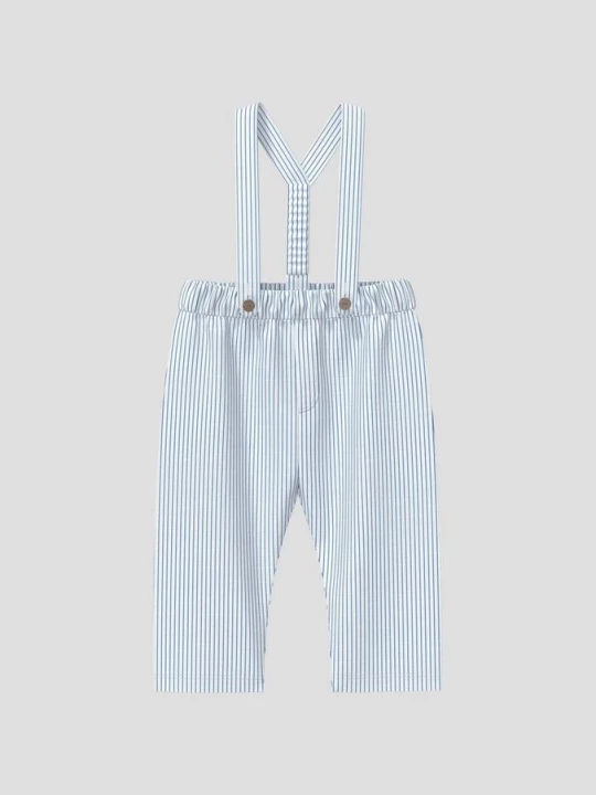 Foto van product Losvallende broek in linnenlook met afneembare bretels s.Oliver