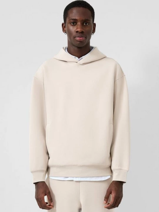 Foto van product Losvallende hoodie QS beżowy