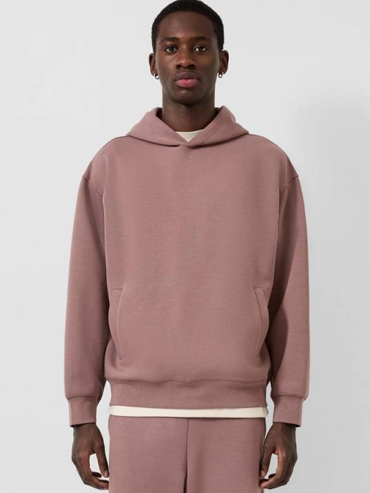 Foto van product Losvallende hoodie QS bruin