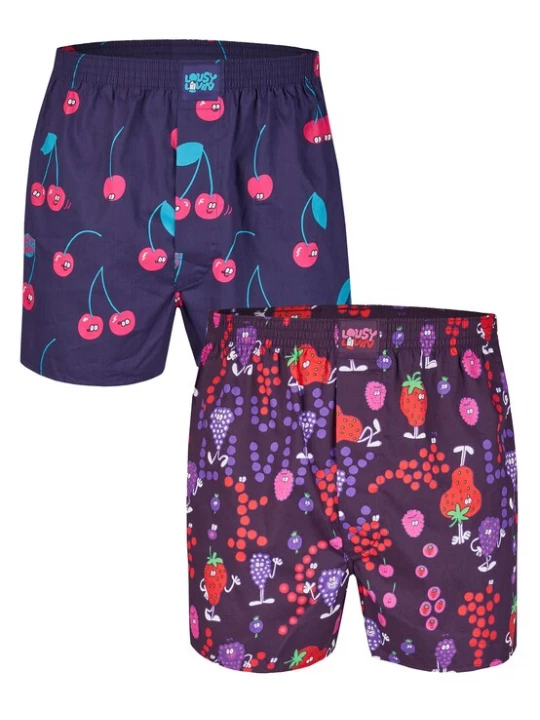 Foto van product Lousy Livin Boxershorts 'Cherry & Berry' gemengde kleuren