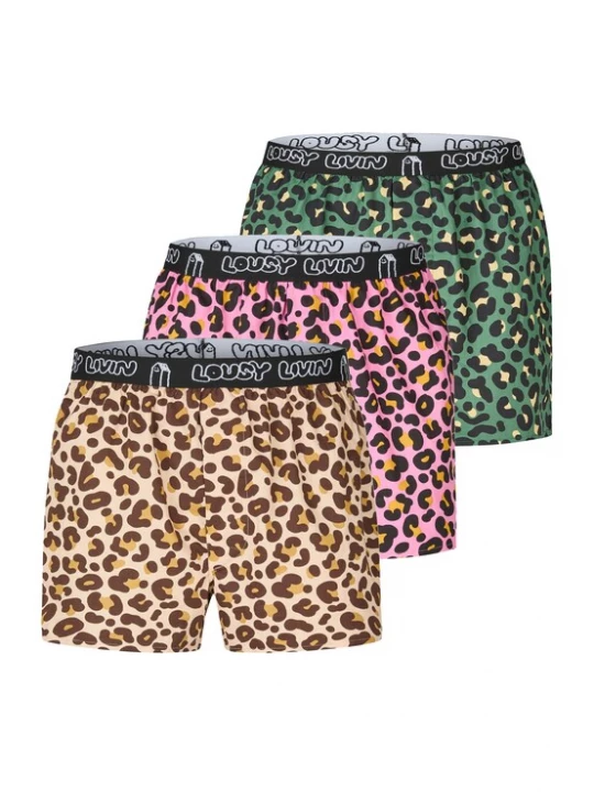 Foto van product Lousy Livin Boxershorts geel / groen / pink