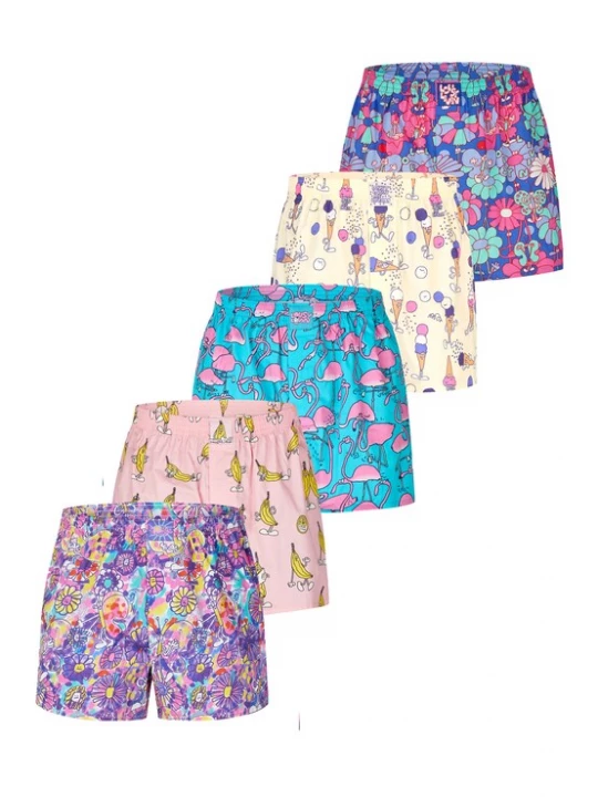 Foto van product Lousy Livin Boxershorts gemengde kleuren / rood