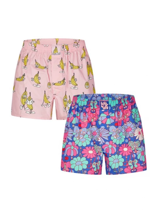 Foto van product Lousy Livin Boxershorts hemelsblauw / geel / lila / pink