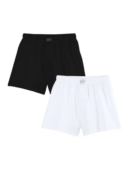 Foto van product Lousy Livin Boxershorts 'Jersey Boxer' zwart / wit