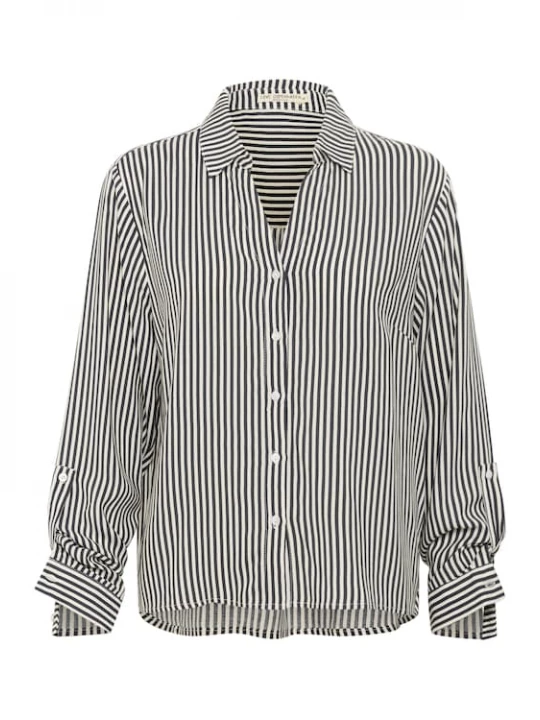 Foto van product Love Copenhagen Blouse 'Luda' beige / blauw