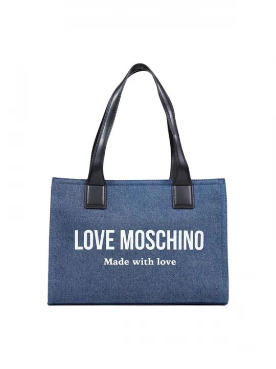 Foto van product Love Moschino Schoudertas blauw denim