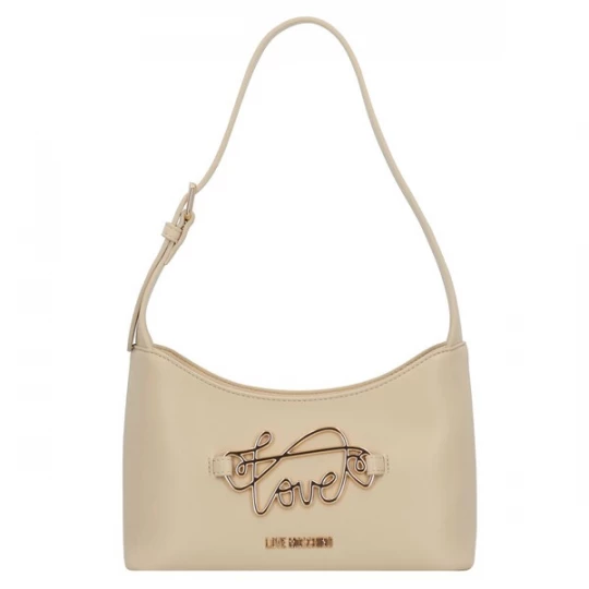 Foto van product Love Moschino Schoudertas 'Script' beige / goud