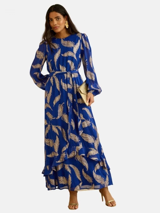 Foto van product love & roses Avondjurk 'Eid' blauw / goud