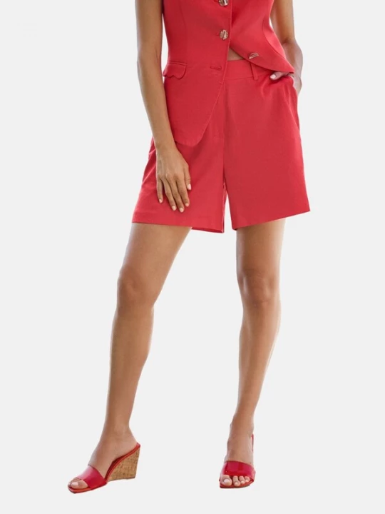 Foto van product love & roses Bandplooibroek rood