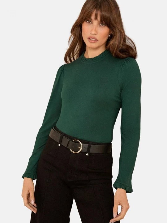 Foto van product love & roses Blouse donkergroen