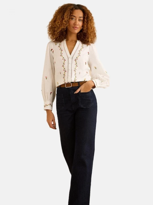 Foto van product love & roses Blouse geel / groen / rood / wit