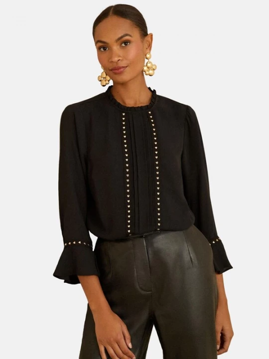 Foto van product love & roses Blouse goud / zwart