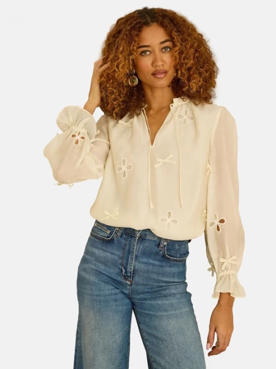 Foto van product love & roses Blouse lichtgeel