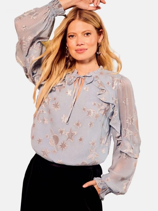 Foto van product love & roses Blouse opaal / gemengde kleuren