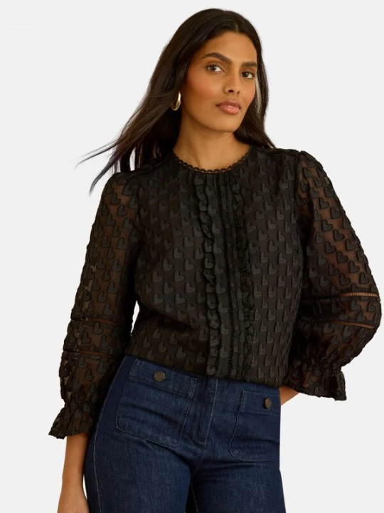 Foto van product love & roses Blouse zwart