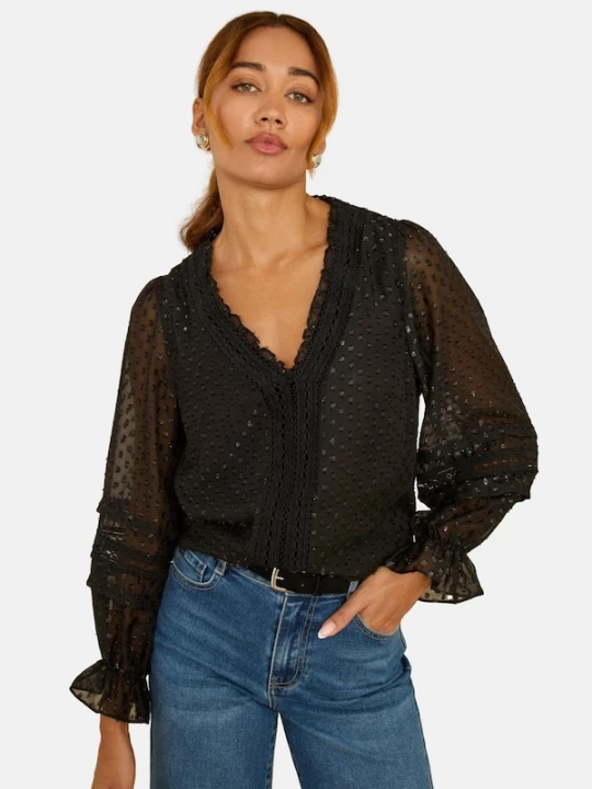 Foto van product love & roses Blouse zwart