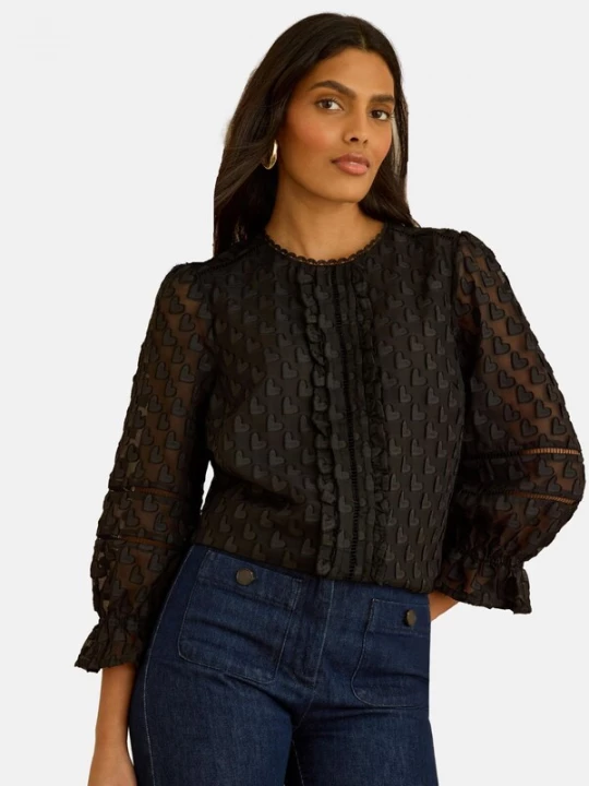 Foto van product love & roses Blouse zwart