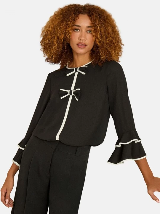 Foto van product love & roses Blouse zwart / wit