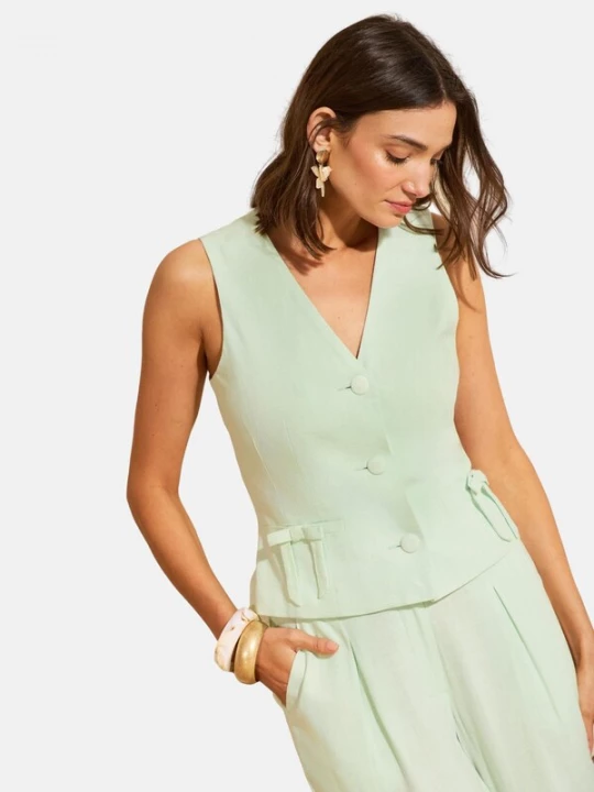 Foto van product love & roses Bodywarmer pastelgroen