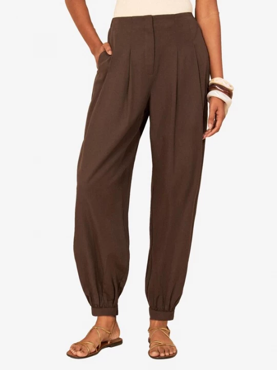 Foto van product love & roses Broek chocoladebruin