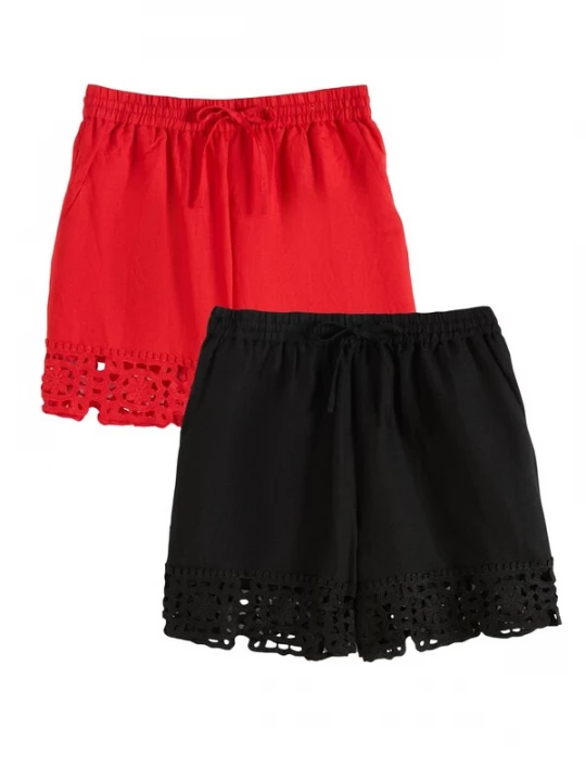 Foto van product love & roses Broek rood / zwart