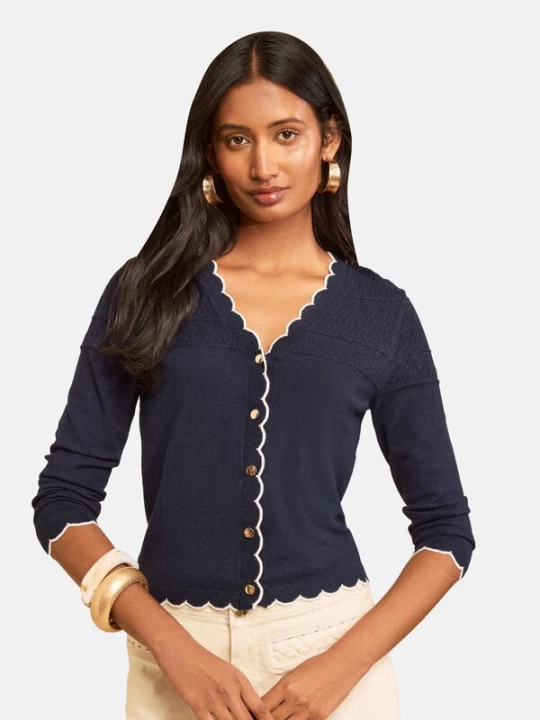 Foto van product love & roses Gebreid vest navy