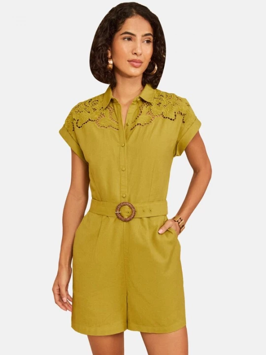 Foto van product love & roses Jumpsuit olijfgroen