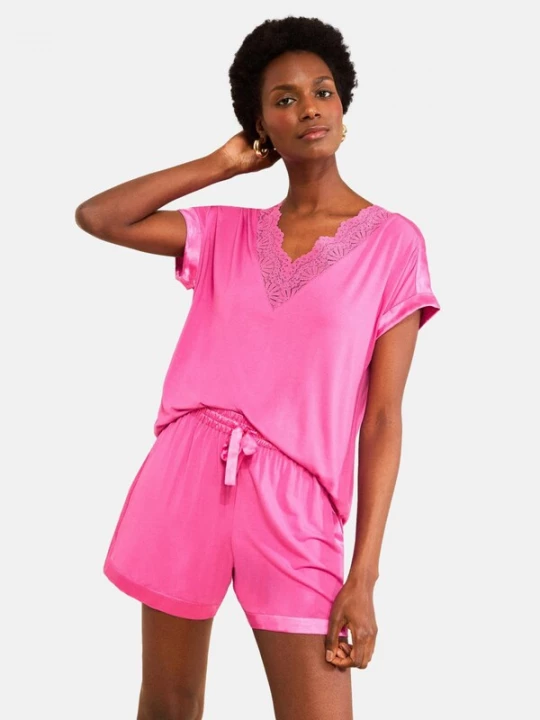 Foto van product love & roses Korte pyjama pink