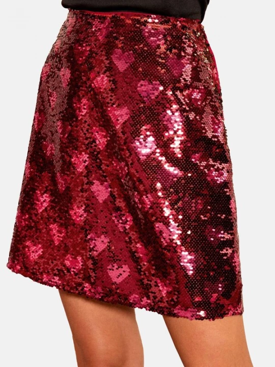 Foto van product love & roses Rok rood