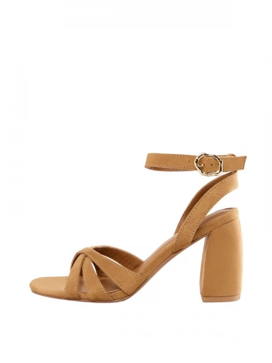 Foto van product love & roses Sandalen met riem cognac