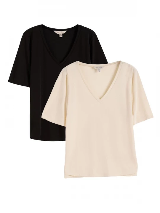 Foto van product love & roses Shirt beige / zwart