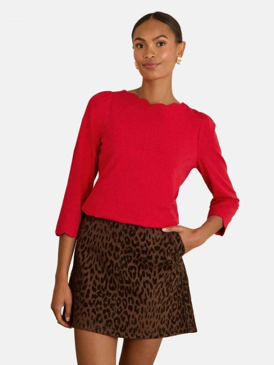Foto van product love & roses Shirt bloedrood